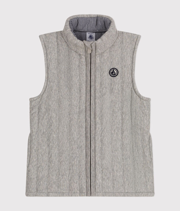 Chaleco de t&uacute;bico para ni&ntilde;o/a gris
