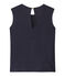 Camiseta sin mangas de lino para mujer azul SMOKING