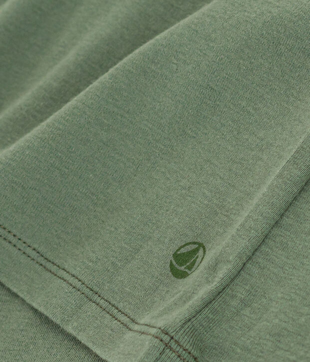 Camiseta L'ICONIQUE de algod&oacute;n con cuello redondo para mujer verde