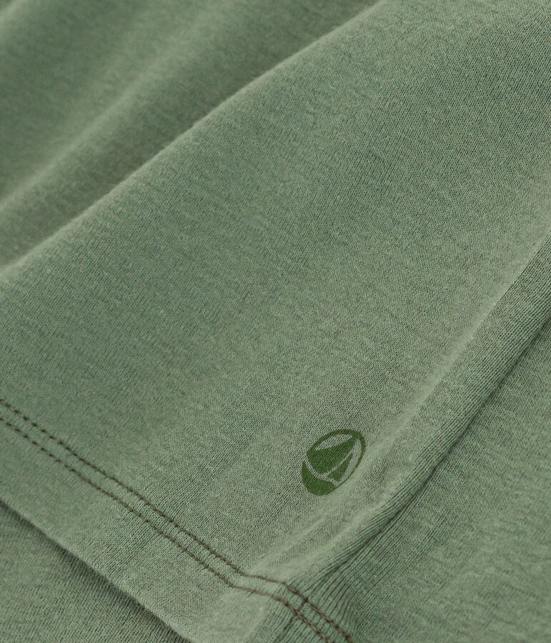 Camiseta L'ICONIQUE de algod&oacute;n con cuello redondo para mujer verde