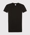 Camiseta L'ICONIQUE con cuello redondo de algodón de mujer negro NOIR