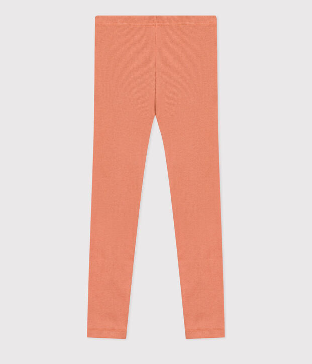 Leggings de algod&oacute;n de ni&ntilde;a rosa