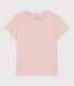 Camiseta RECTA con cuello redondo de algodón orgánico de mujer