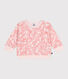 Sudadera de algodón con estampado de cerezas rosas para bebé