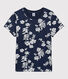 Camiseta RECTA con cuello redondo de algodón orgánico de mujer