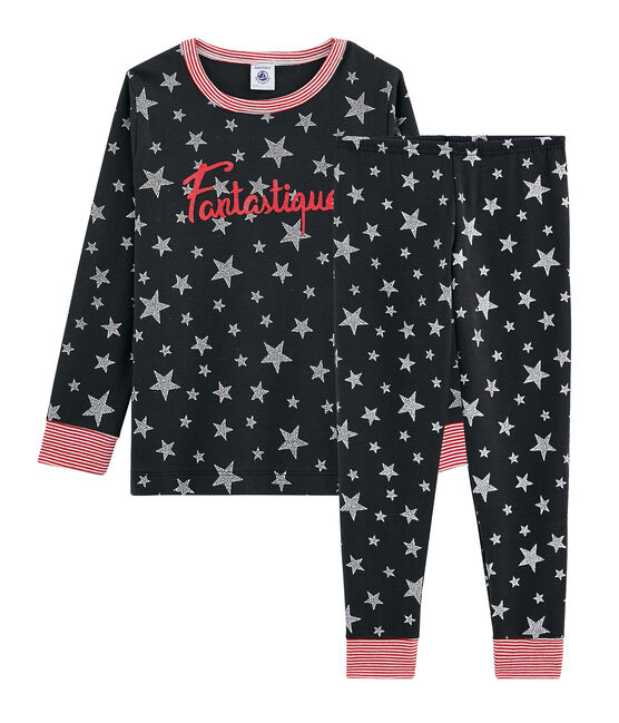 Pijama de punto para niño gris CAPECOD/gris ARGENT