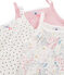 Trio de camisas con tirantes para niña variante 1
