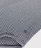 Body de manga larga a rayas con cuello de algodón de bebé azul SMOKING/blanco MARSHMALLOW