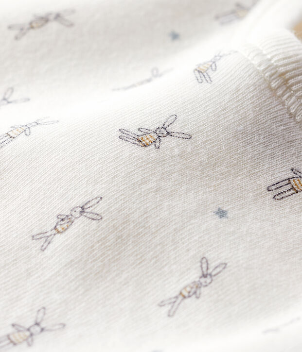 Babero lapinou blanco/multicolor