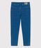 Pantalón regular de tejido vaquero sostenible para niño azul BLEU DELAVE
