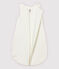 Saco de dormir blanco con estrellas de bebé de tela de pañal de algodón ecológico blanco MARSHMALLOW/gris GRIS
