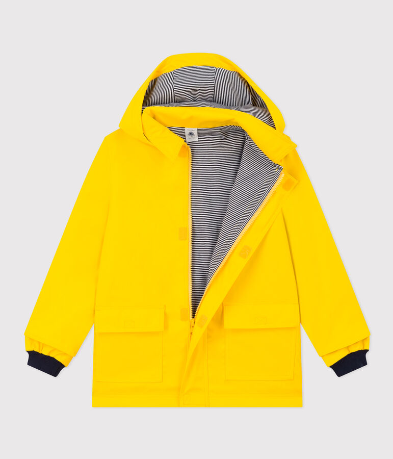 CHUBASQUERO IC&Oacute;NICO RECICLADO DE NI&Ntilde;A/NI&Ntilde;O amarillo