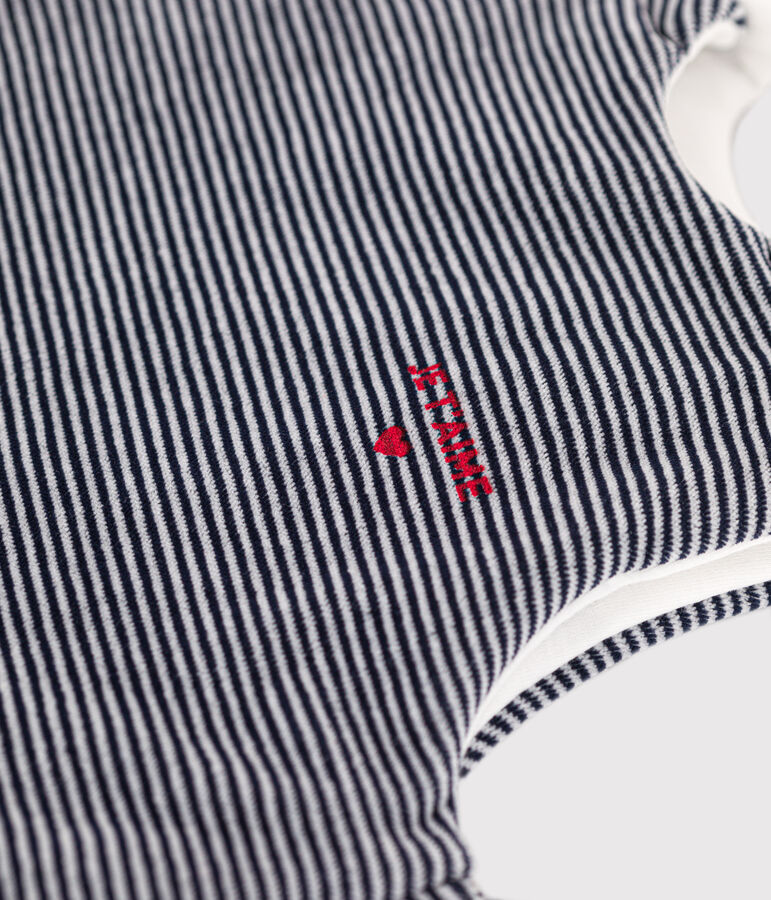 Saco de terciopelo para beb&eacute; TOG 2,5 azul SMOKING/blanco MARSHMALLOW