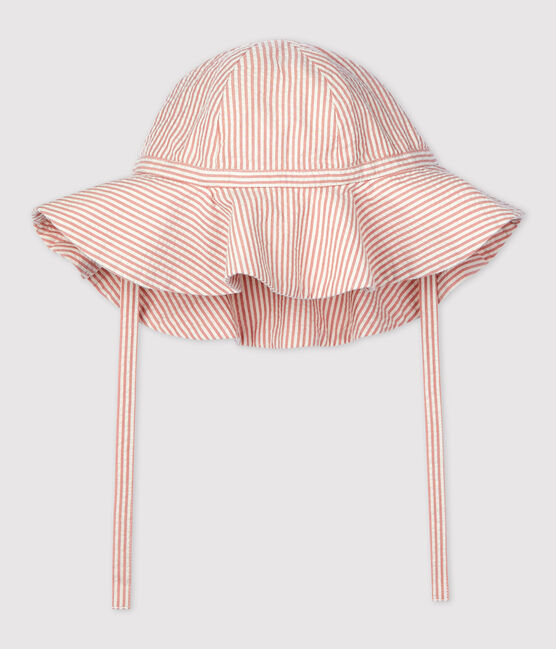 Capelina de milrayas de bebé. rosa PAPAYE/ MARSHMALLOW