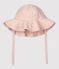 Capelina de milrayas de bebé. rosa PAPAYE/ MARSHMALLOW