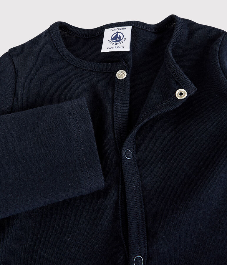 C&aacute;rdigan de algod&oacute;n de beb&eacute; azul