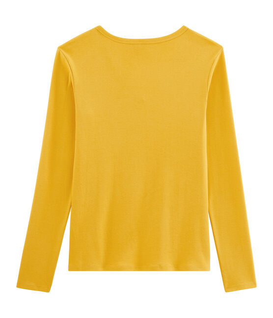 Camiseta de manga larga icónica de mujer amarillo BOUDOR