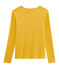 Camiseta de manga larga icónica de mujer amarillo BOUDOR