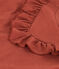 Camiseta de jersey flameado para niña marron FAMEUX