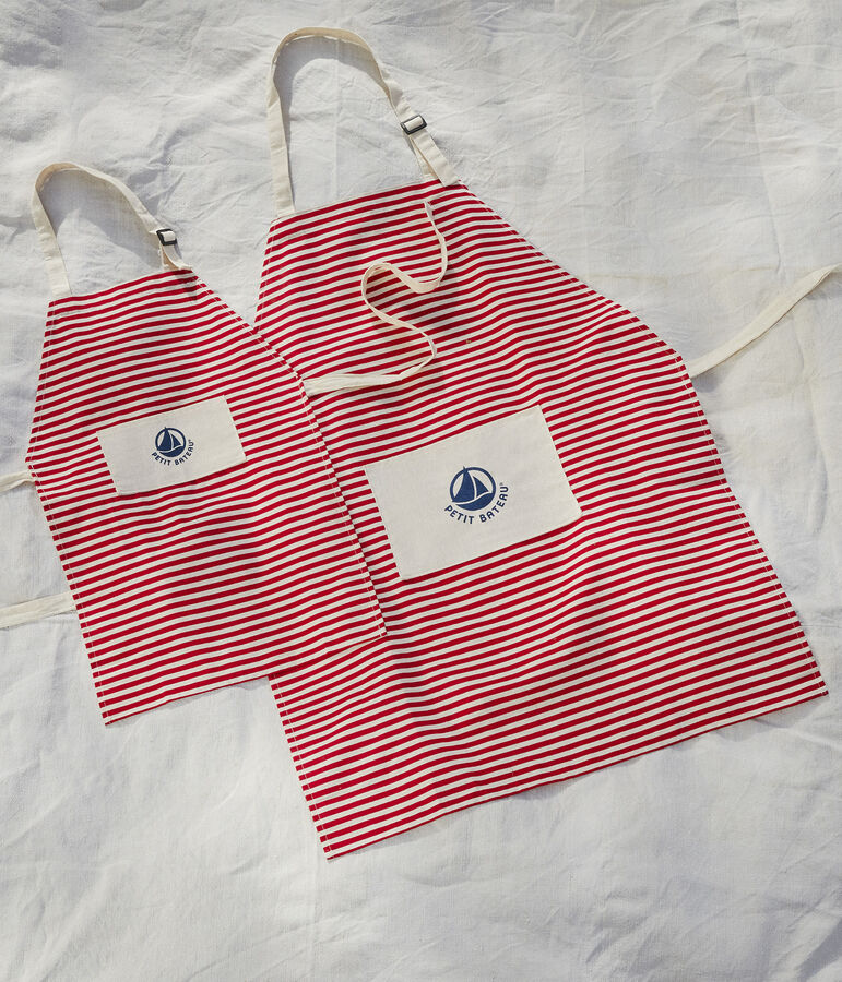 Juego de delantales 100 % algod&oacute;n org&aacute;nico multicolor