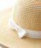 Sombrero de paja de bebé rosa NATUREL