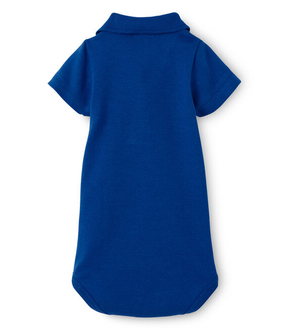 Body para bebé niño con cuello azul PERSE