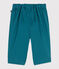 Pantalón de algodón suave y liso para bebé verde DRAGONFLY