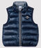 Chaqueta alcolchada reversible para bebé azul SMOKING