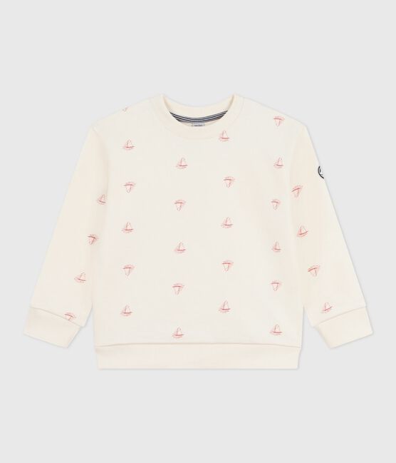 Sudadera infantil de algodón con estampado rojo MILK/ POMPEI