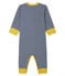 Pijama sin pies de punto para bebé niño azul MEDIEVAL/blanco MARSHMALLOW