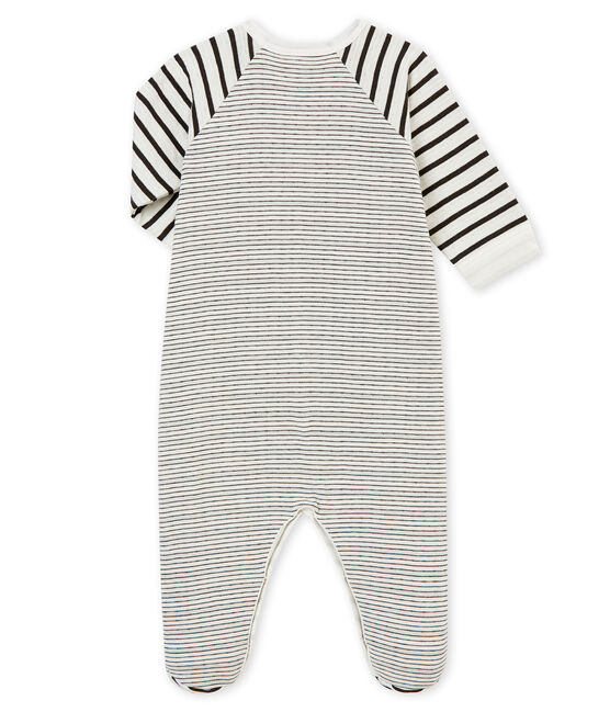 Pelele de noche para bebé niño blanco MARSHMALLOW/gris CAPECOD