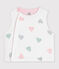 Chaleco reversible de algod&oacute;n estampado para beb&eacute; blanco/multicolor