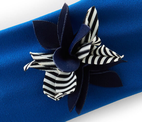 Turbante de baño infantil para niña azul RIYADH