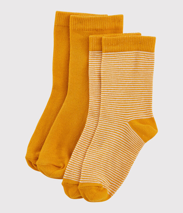 Juego de 2 de pares de calcetines de ni&ntilde;a/ni&ntilde;o multicolor