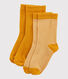 Juego de 2 de pares de calcetines de niña/niño