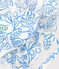Capelina de popelina con estampado para bebé niña azul MARSHMALLOW/ PORCELANA