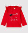 Blusa de manga larga para bebé niña rojo TERKUIT