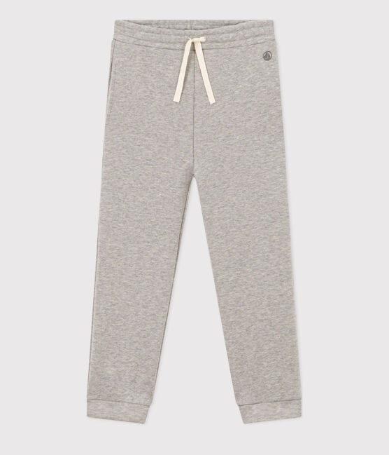 Pantalón de chándal de muletón para niña gris CHATON CHINE