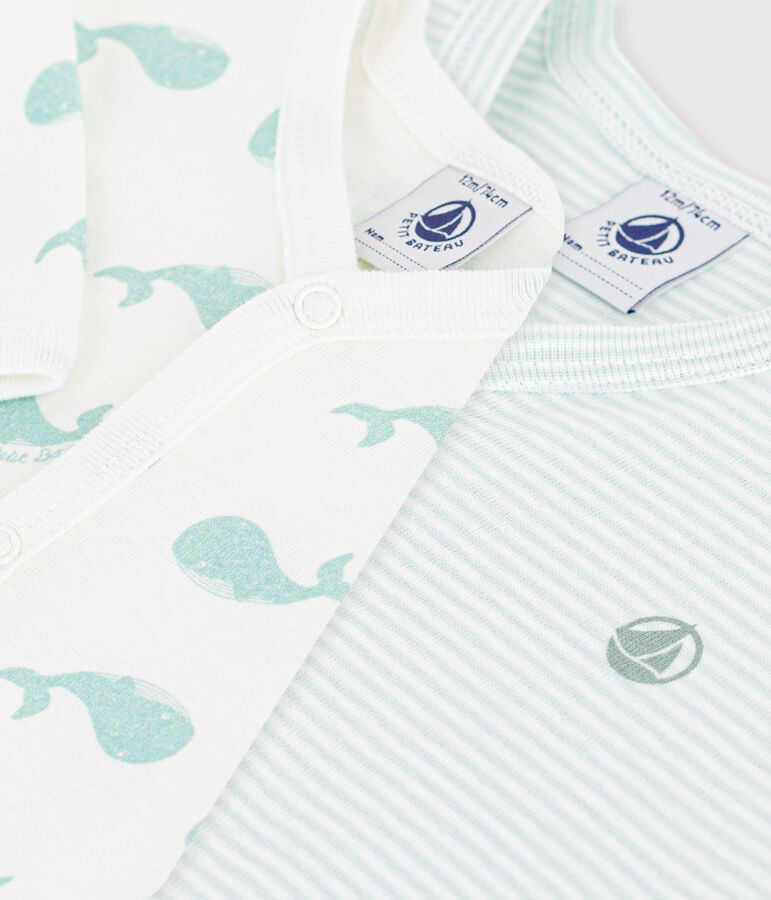 Juego de pijamas sin pies de algod&oacute;n estampado para beb&eacute; variante 1