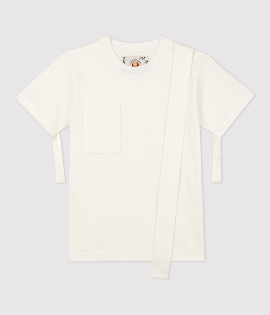 Camiseta para mujer/hombre Christoph Rumpf x Petit Bateau blanco MARSHMALLOW