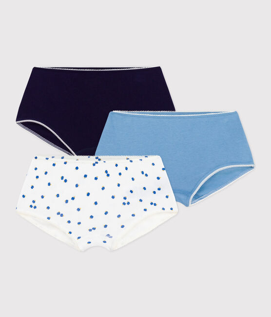 Juego de culottes infantiles de algodón con estampado de manzanas variante 1