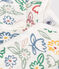 Pijama de terciopelo con estampado de flores para bebé blanco MARSHMALLOW/blanco MULTICO