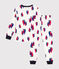 Pijama infantil de algodón con motivo de barcos  blanco MARSHMALLOW/blanco MULTICO