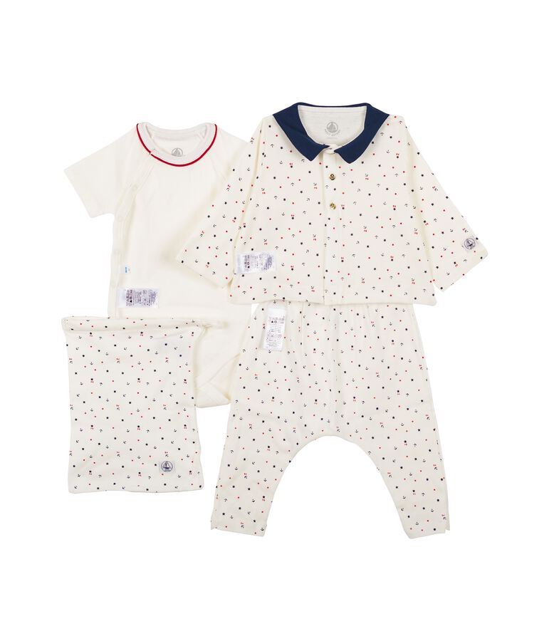 Conjunto 4 piezas estampado para beb&eacute; ni&ntilde;o multicolor