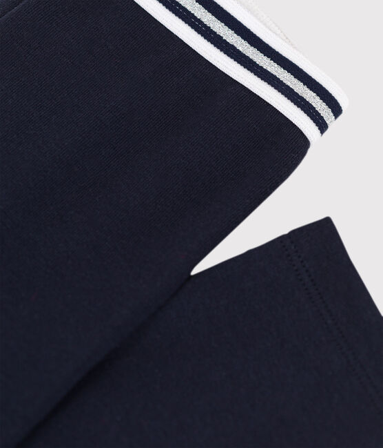 Jeggings de algodón con elastano de niña azul SMOKING