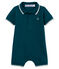 Mono corto polo para bebé niño verde PINEDE
