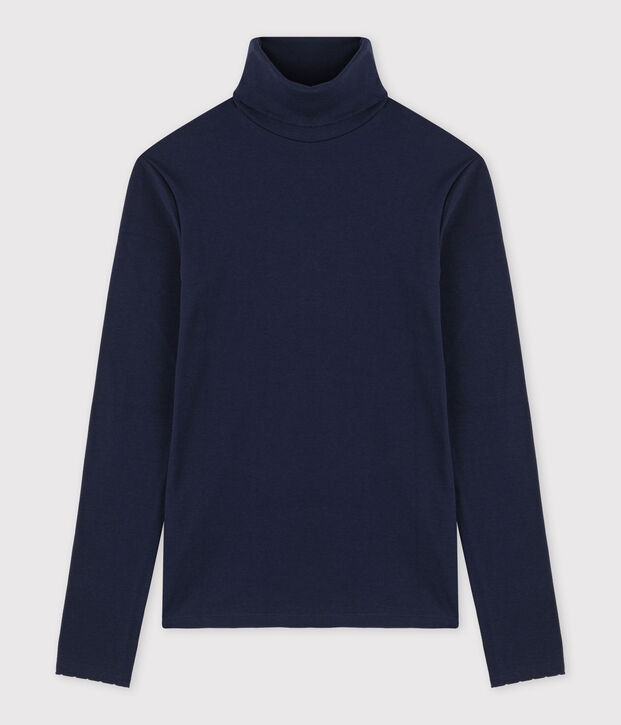 Prenda de cuello de cisne ic&oacute;nica de punto cocotte de algod&oacute;n de mujer SMOKING