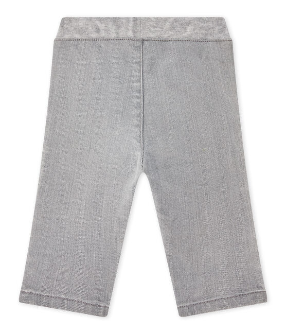 Pantalón bebé niño denim gris Gris