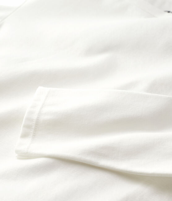 Camiseta de algodón Sea Island para mujer blanco MARSHMALLOW