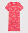 Pijama corto de algodón con estampado de París para niña rosa GROSEILLER/rosa FLEUR